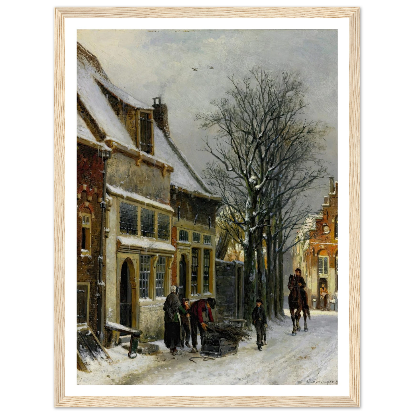 A View Of Haarlem (1890) Art Print | Cornelis Springer-Quipham Collections