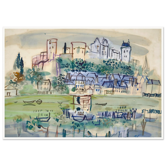 Chinon (1937) Art Print | Raoul Dufy-Quipham Collections