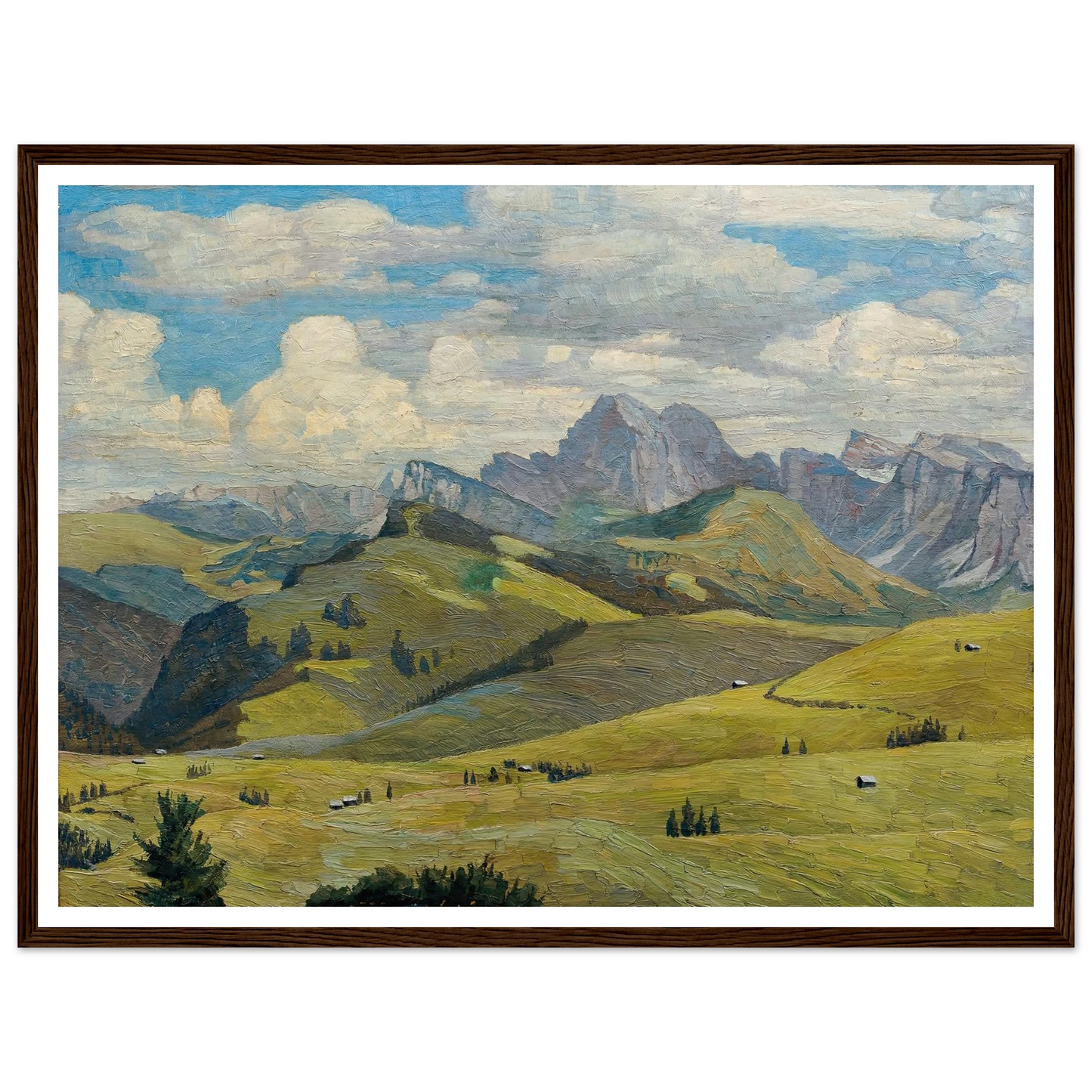 Seiser Alm (Südtirol) (1914) Art Print | Max Kahrer-Quipham Collections