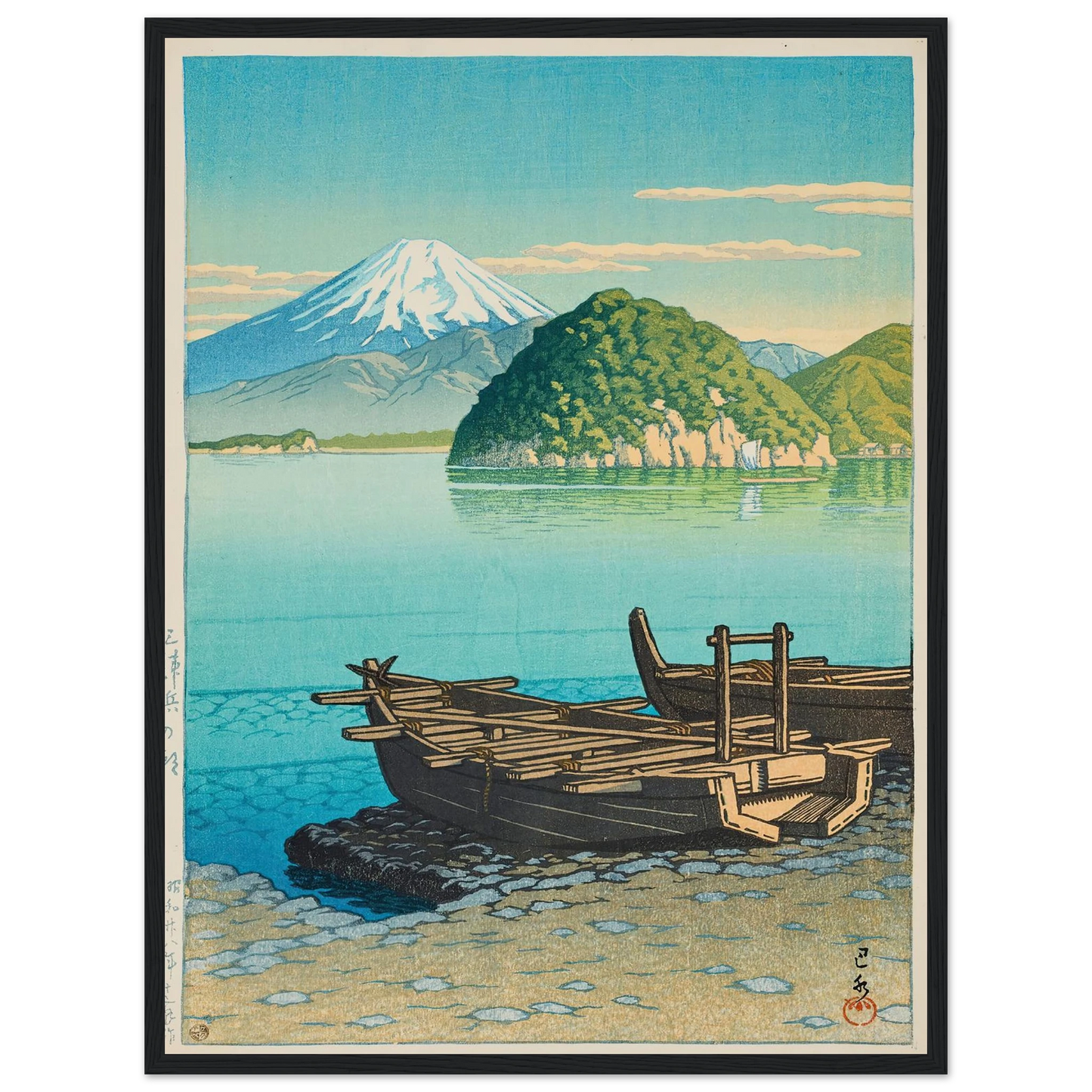 Mitohama no asa (Morning at Mitohama) (1953) Art Print | Kawase Hasui-Quipham Collections