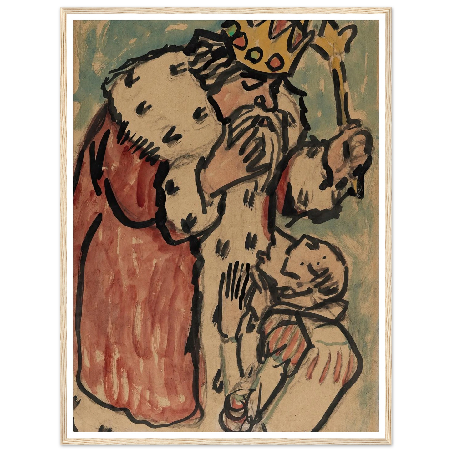 König (1910) Art Print | Christian Rohlfs-Quipham Collections