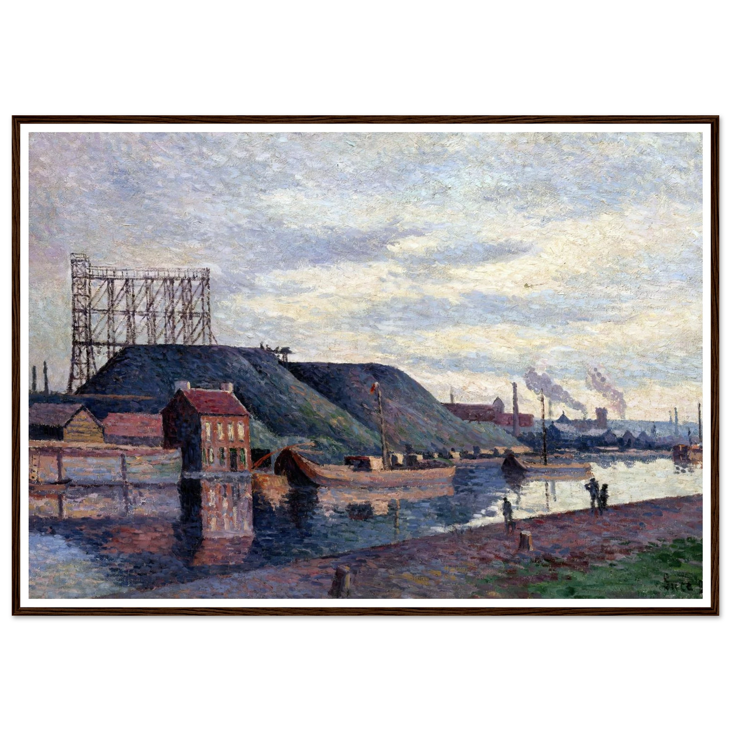 Les terrils de Sacré Madame (1897) Art Print | Maximilien Luce-Quipham Collections