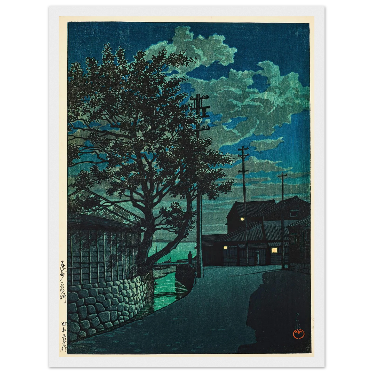 Kamezaki Bishu (1928) Art Print | Kawase Hasui-Quipham Collections
