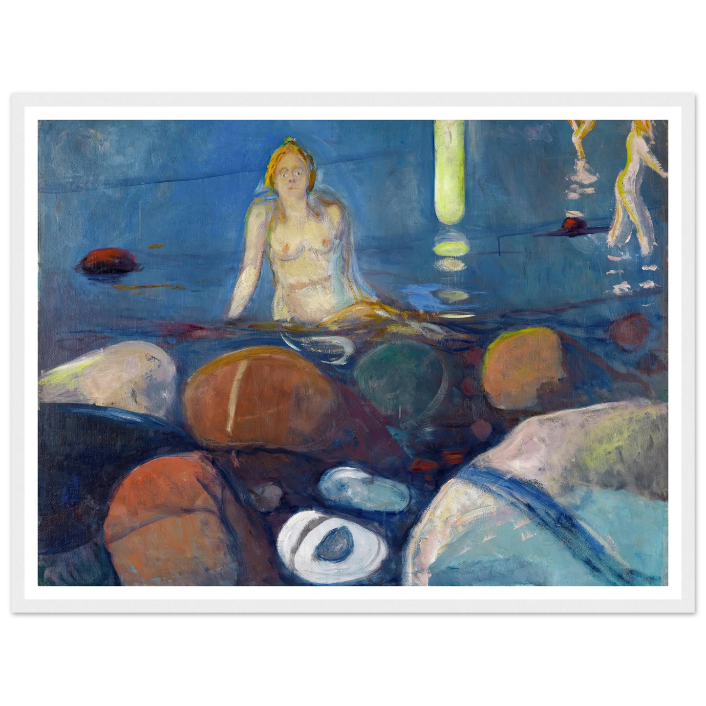 Summer Night. Mermaid (1893) Art Print | Edvard Munch-Quipham Collections