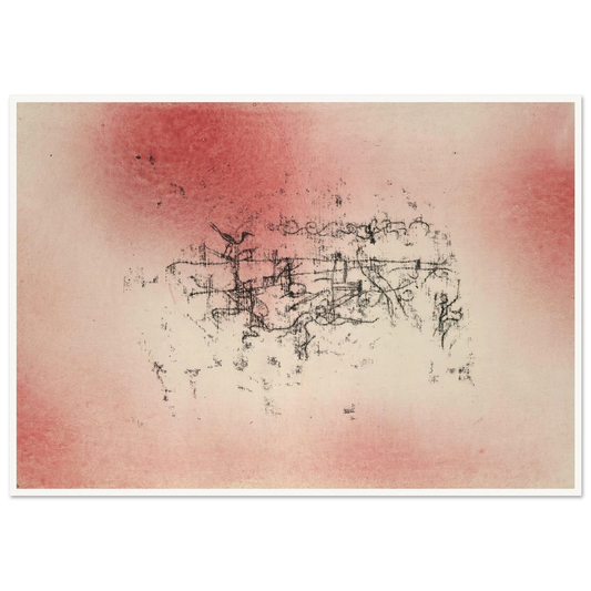 Bird Landscape (1925) Art Print | Paul Klee - Framed Poster - 30x40 cm / 12x16″ - Black frame