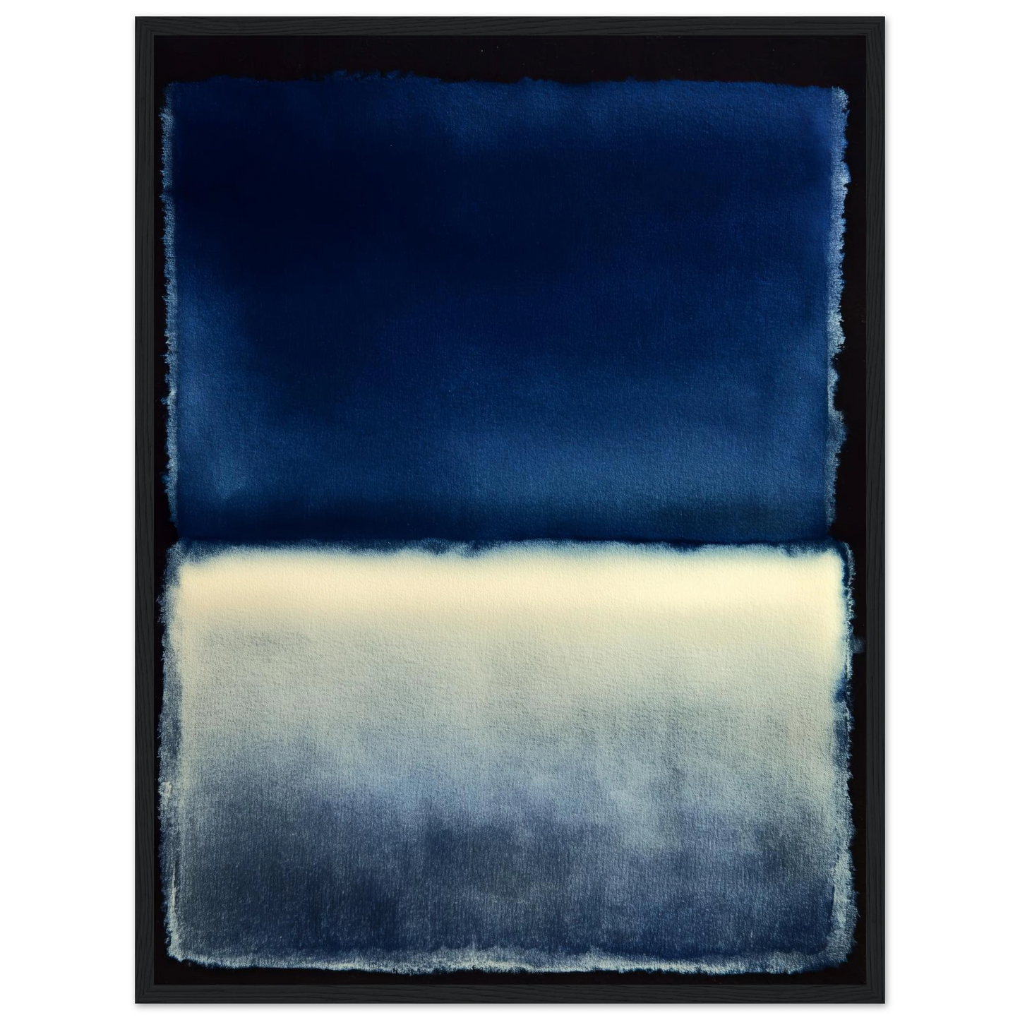Blue Wash - Framed Poster - 30x40 cm / 12x16″ - Black frame