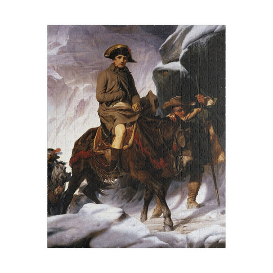 Bonaparte Crossing the Alps Puzzle | Paul Delaroche - - 252 pcs (Vertical) -