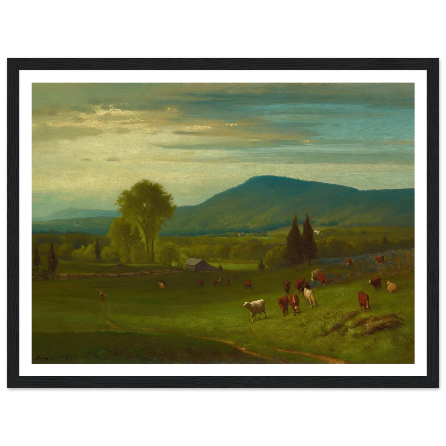 Summer in the Catskills (1867) Art Print | George Inness-Quipham Collections