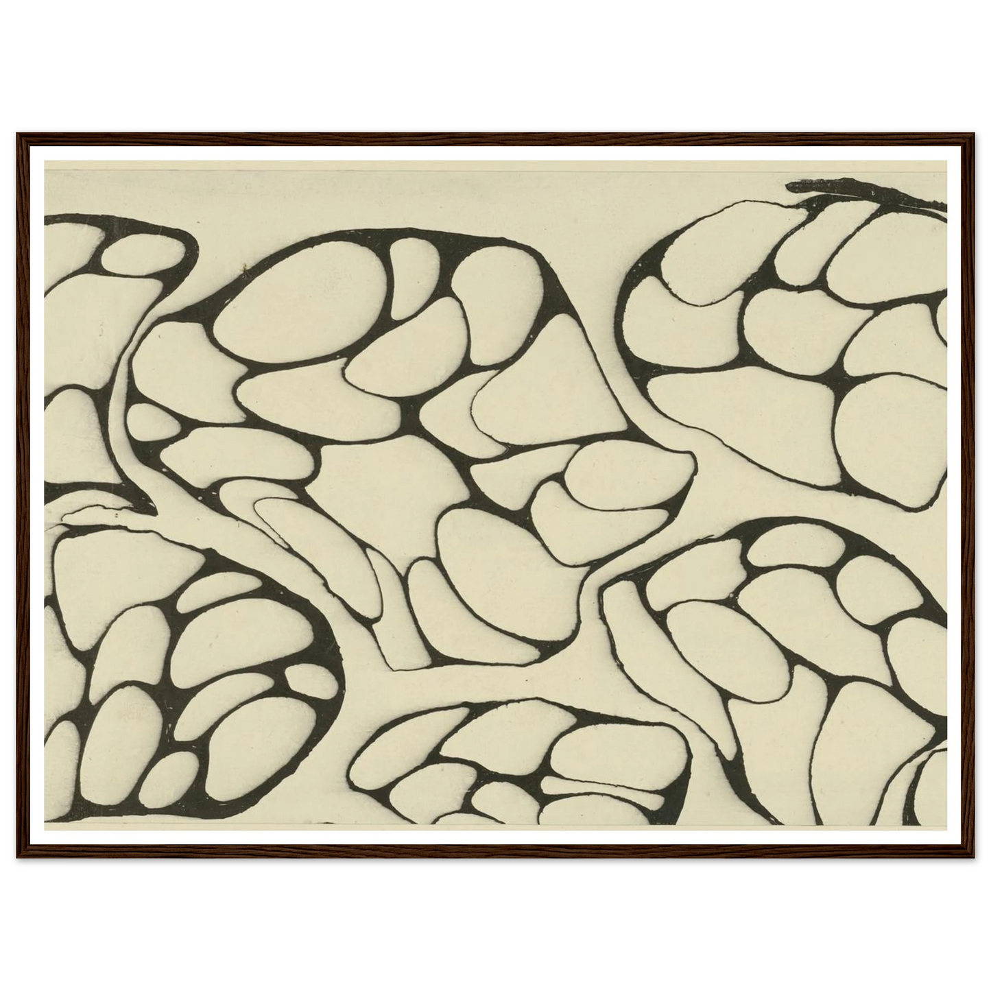 Adermarmorpapier (1903 - 1907) Art Print | Josef Hoffmann-Quipham Collections