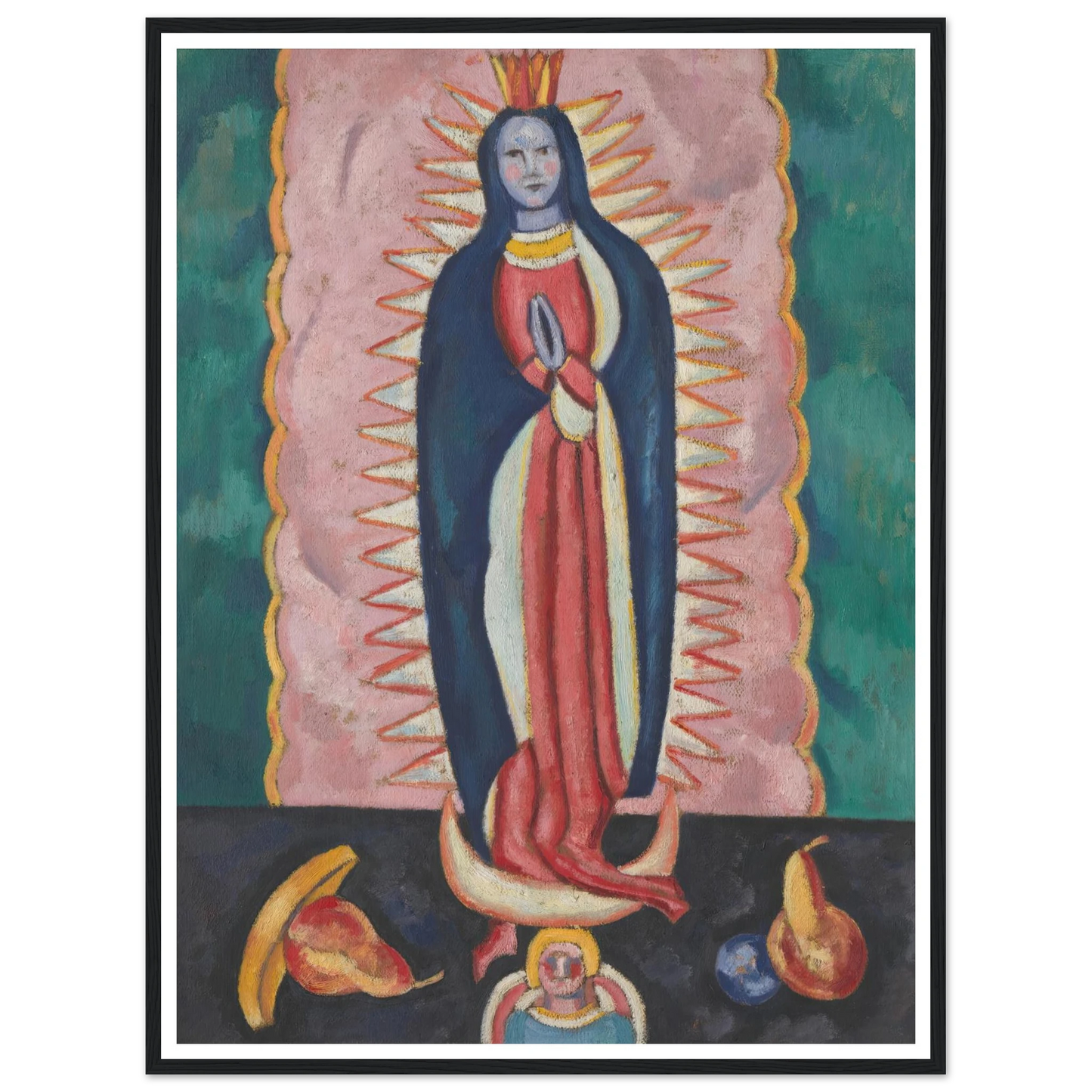 The Virgin of Guadalupe (ca. 1918–19) Art Print | Marsden Hartley-Quipham Collections