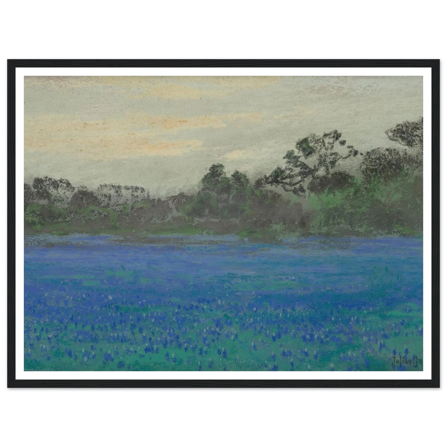 Bluebonnet Field (1921) Art Print | Julian Onderdonk-Quipham Collections
