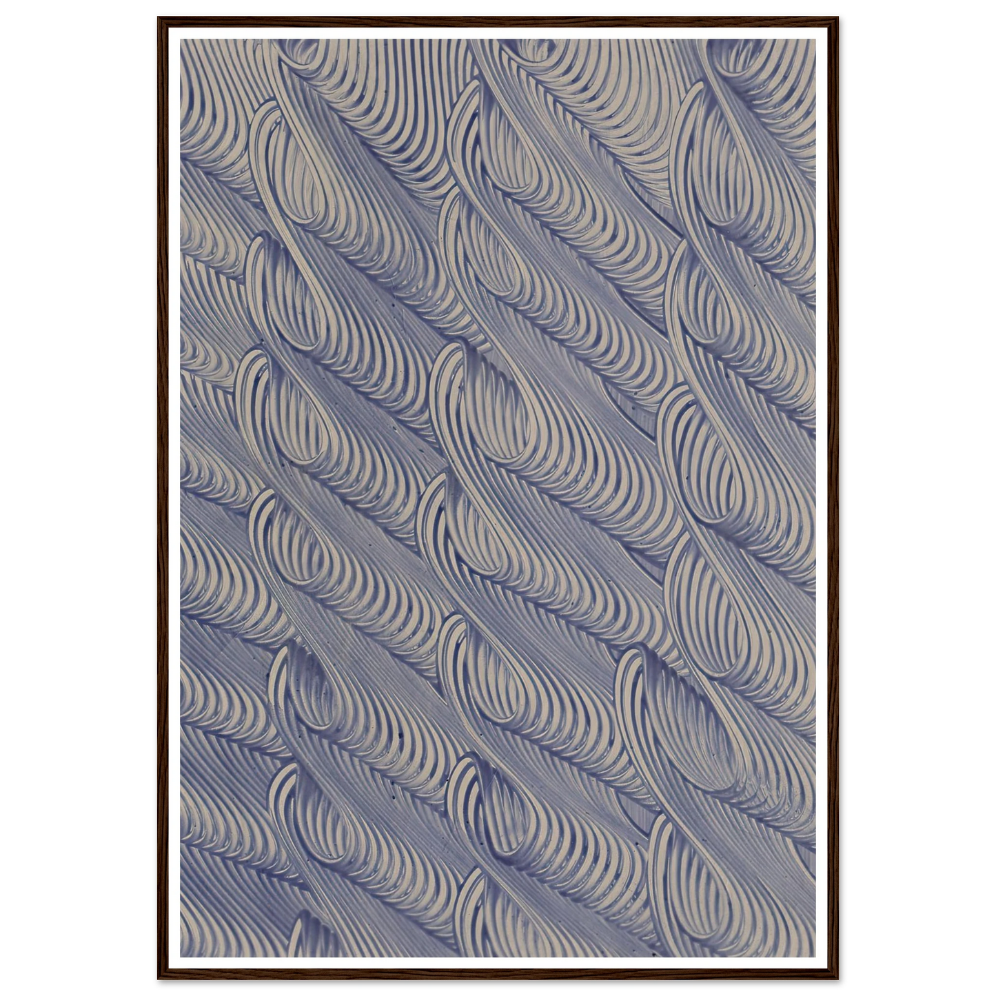 Kleisterpapier mit Verdrängungsdekor (Linienbündel) (1890) Art Print | Anker Kyster-Quipham Collections