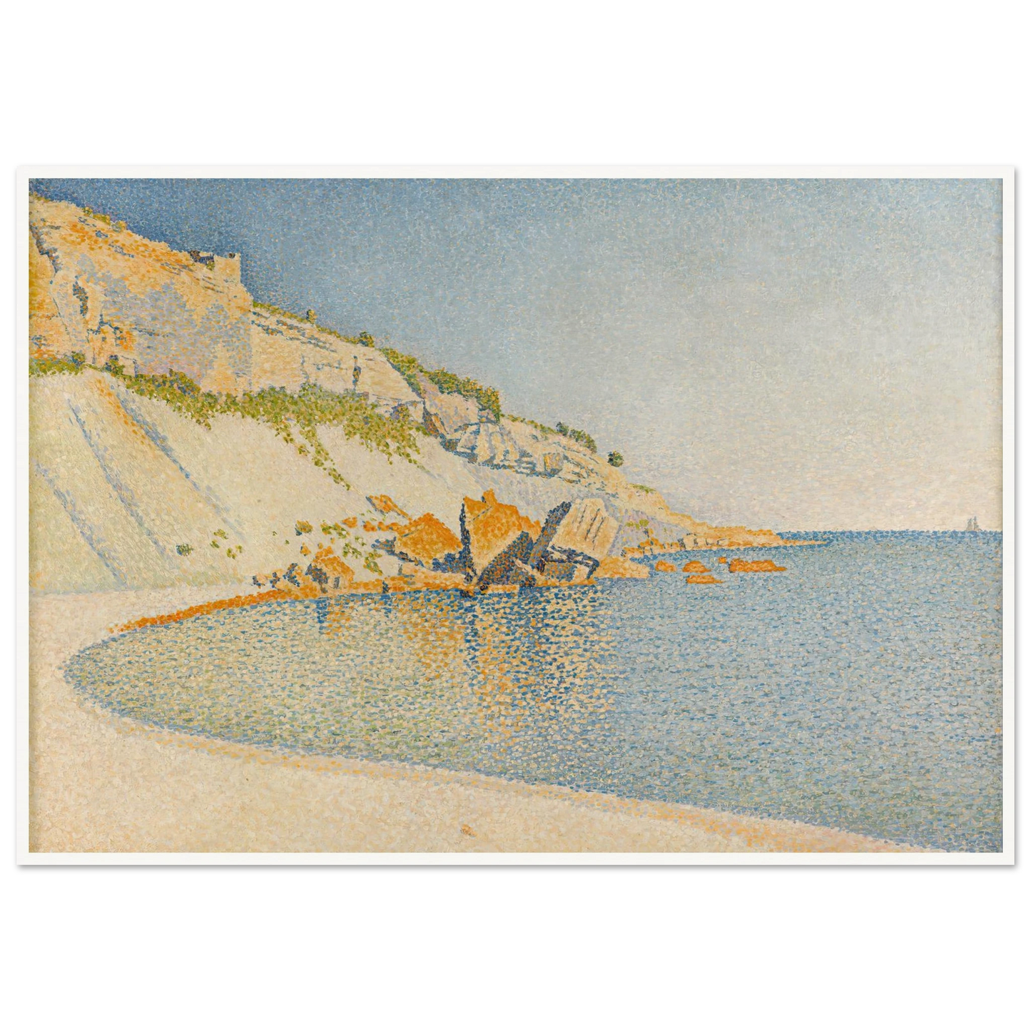 Cassis, Cap Lombard, Opus 196 Art Print | Paul Signac-Quipham Collections