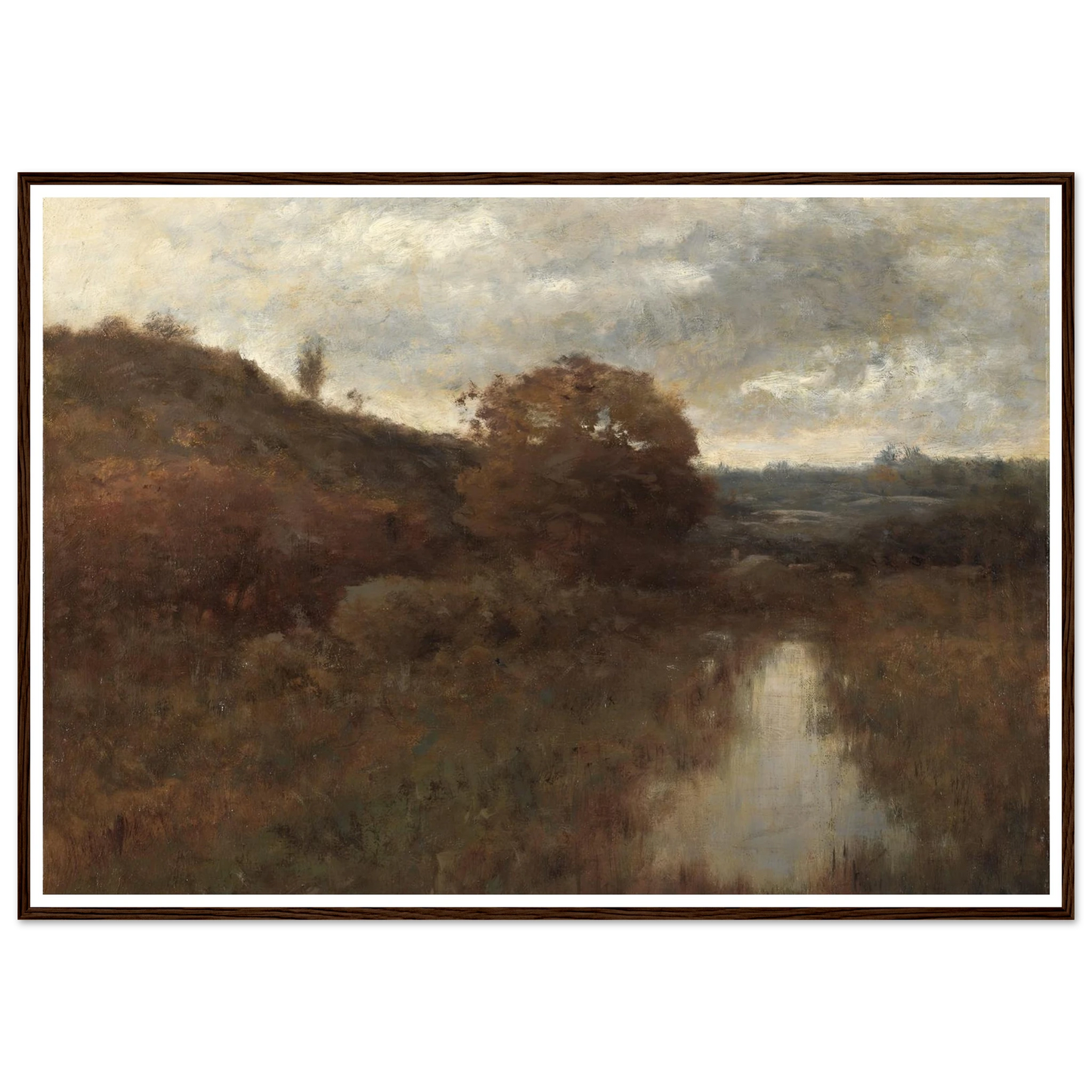 Autumn Landscape and Pool (1870s-1880s) Art Print | Alexander Helwig Wyant-Quipham Collections