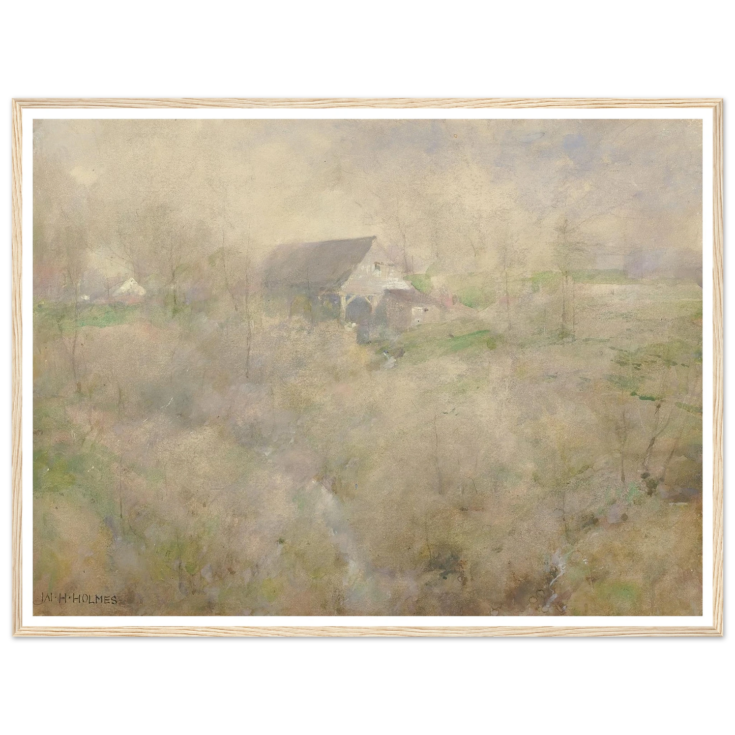 My Old Mill, Holmescroft, Near Rockville Art Print | William Henry Holmes-Quipham Collections