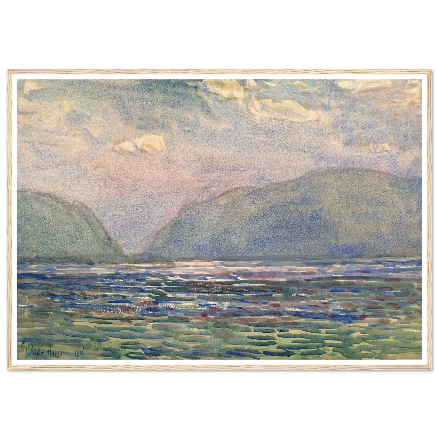Noon above Newburgh (1916) Art Print | Childe Hassam-Quipham Collections