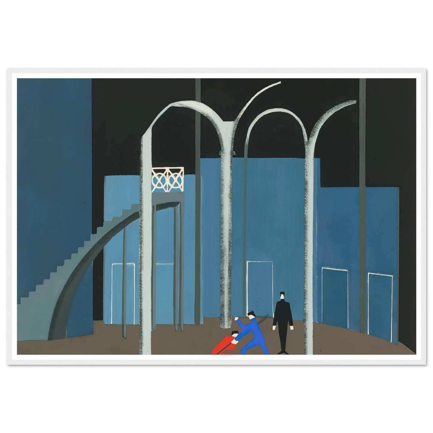 Maquettes dé Théatre 12 Art Print | Alexandra Exter-Quipham Collections