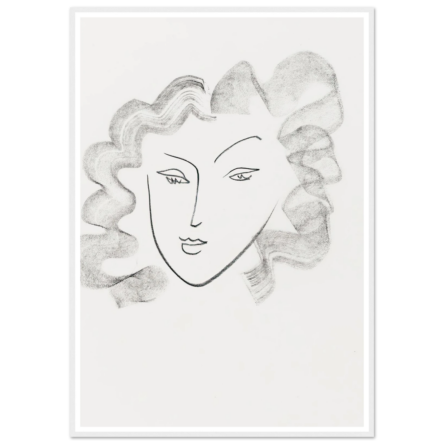 Chevelure ruban de fumée (1942) Art Print | Henri Matisse-Quipham Collections