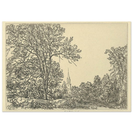 Alna Pastoral (1924) Art Print | Ernest Haskell-Quipham Collections