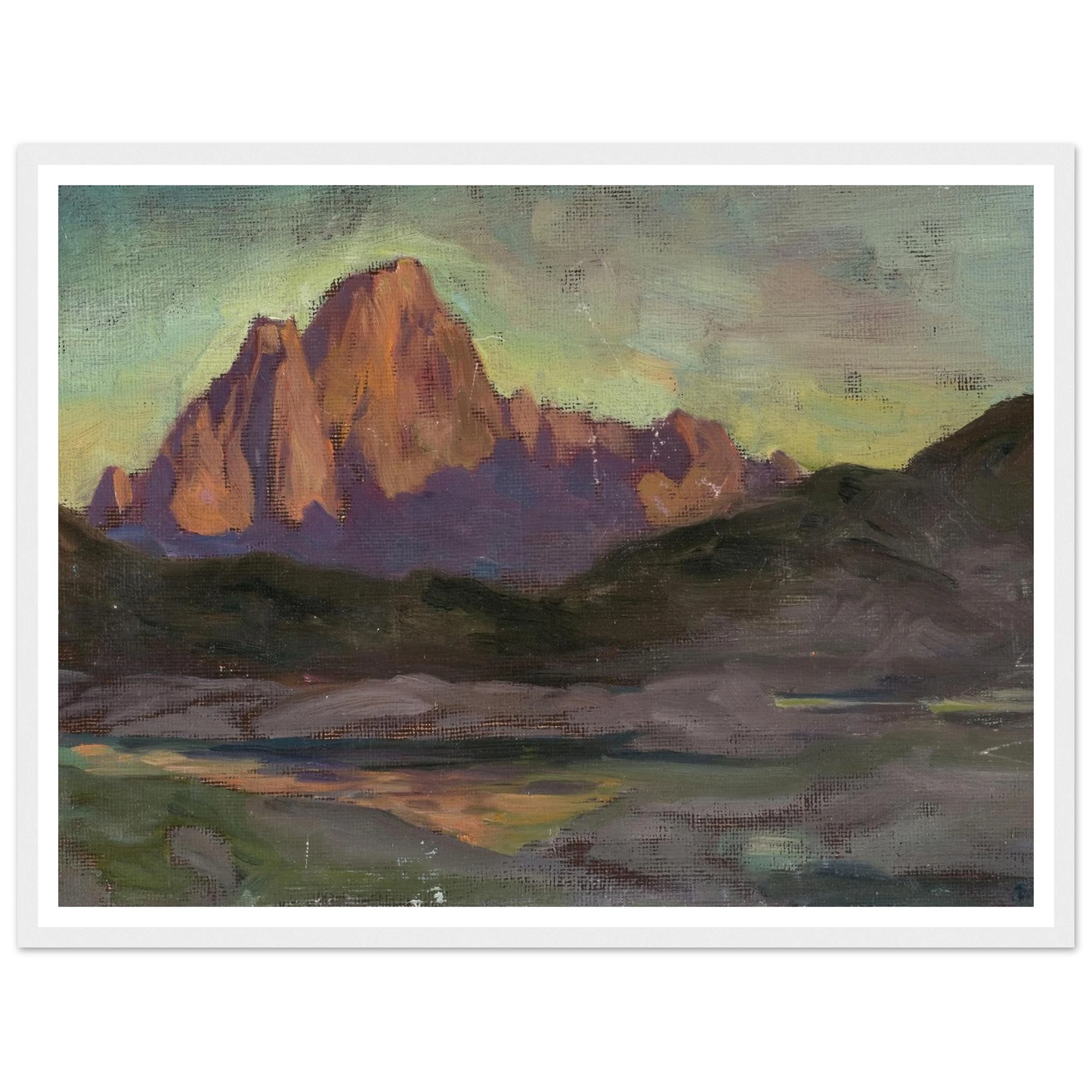 Vaagakallen. Study from Lofoten (1901) Art Print | Anna Boberg-Quipham Collections