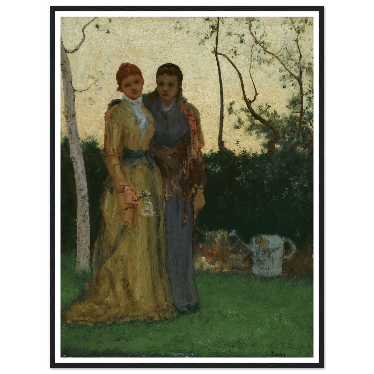 The Sisters (1882) Art Print | George Inness-Quipham Collections