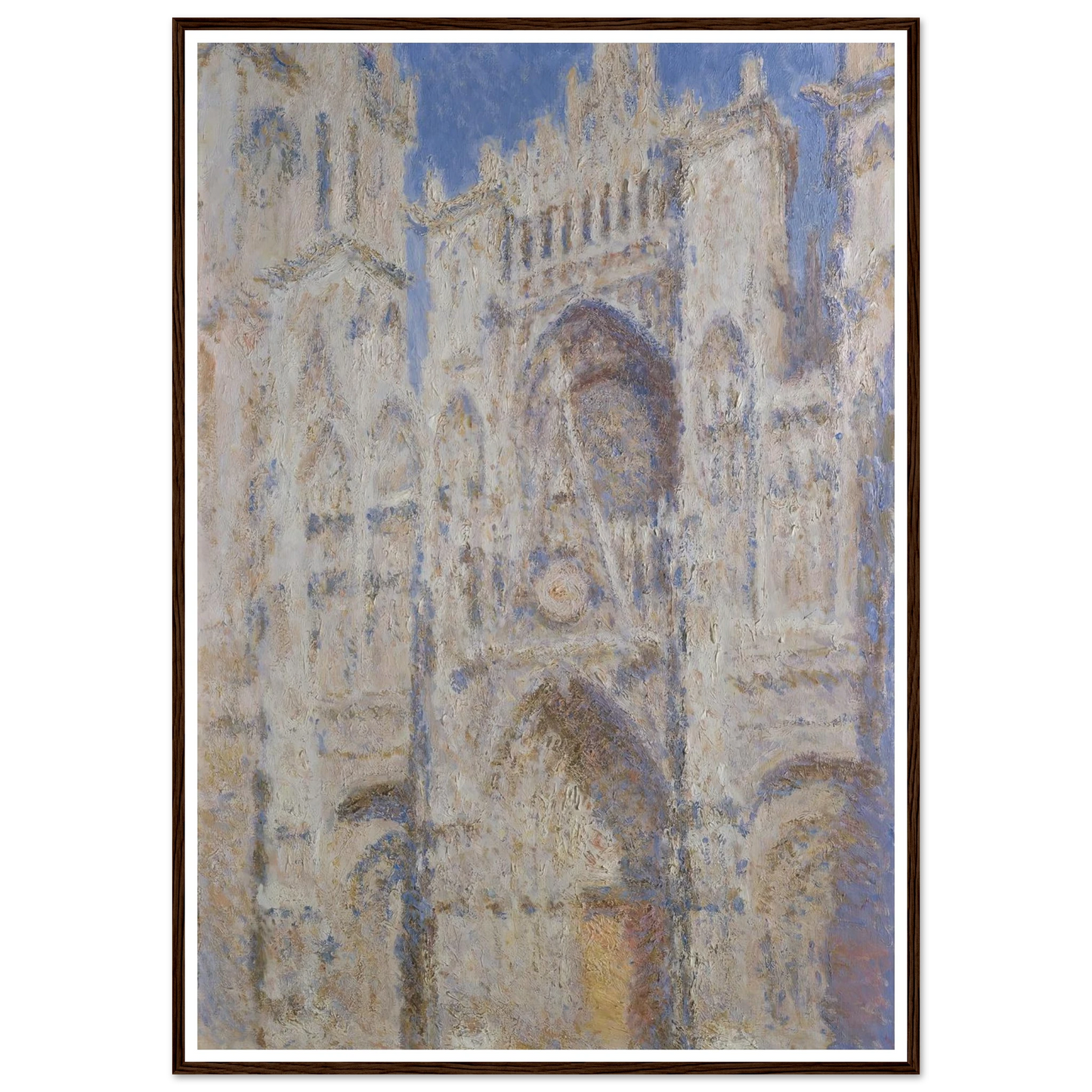 Rouen Cathedral; The Portal (Sunlight) (1894) Art Print | Claude Monet-Quipham Collections