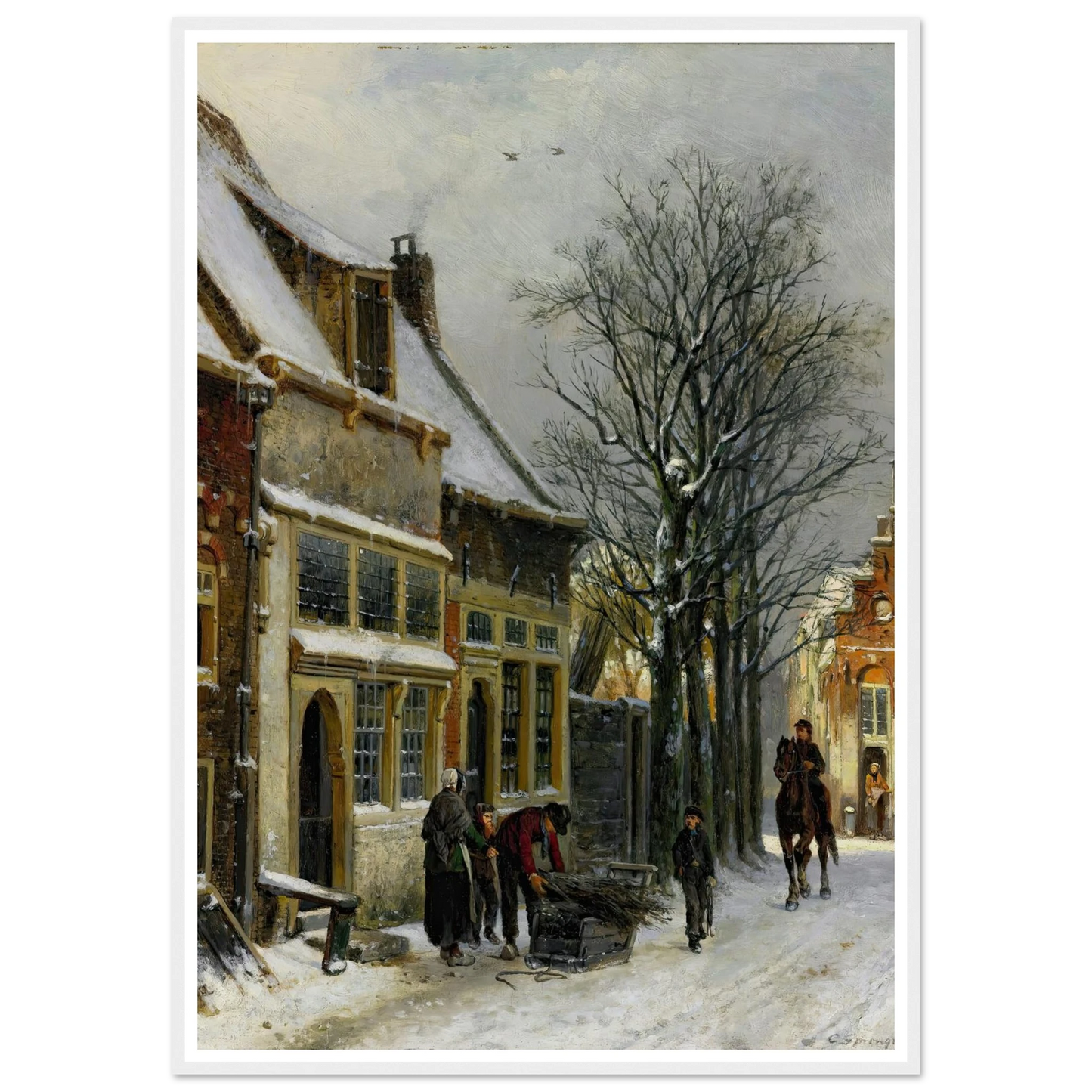 A View Of Haarlem (1890) Art Print | Cornelis Springer-Quipham Collections