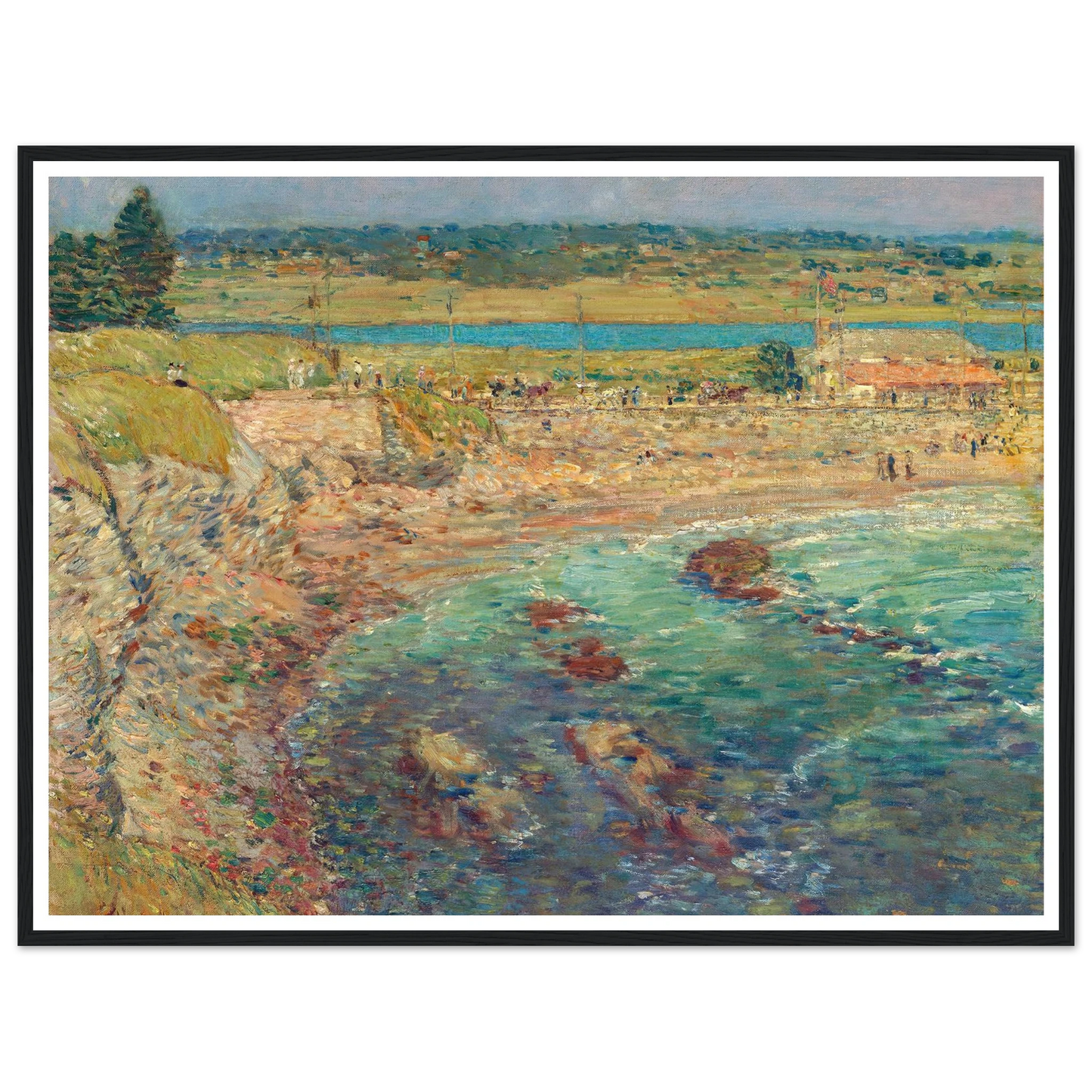 Bailey’s Beach, Newport, R.I. (1901) Art Print | Childe Hassam-Quipham Collections