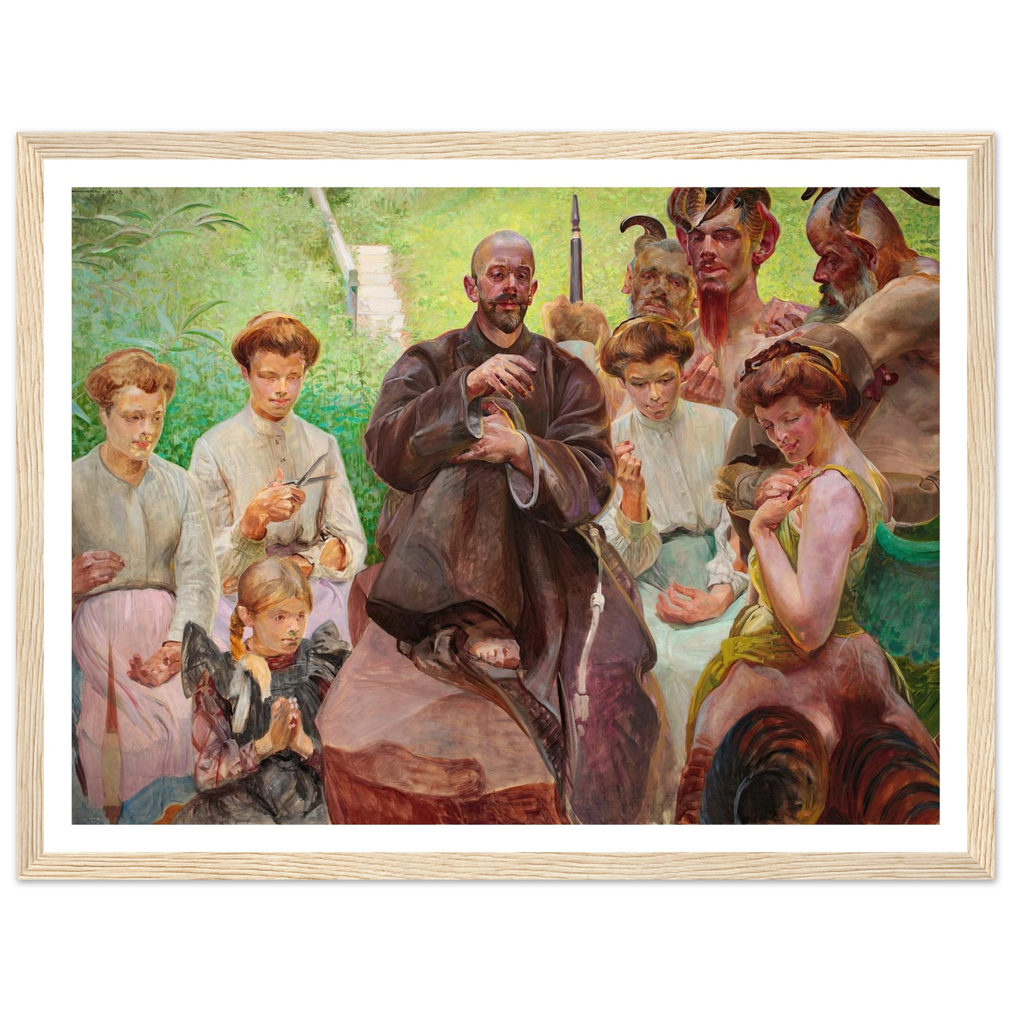 Saint Francis (1908) Art Print | Jacek Malczewski-Quipham Collections