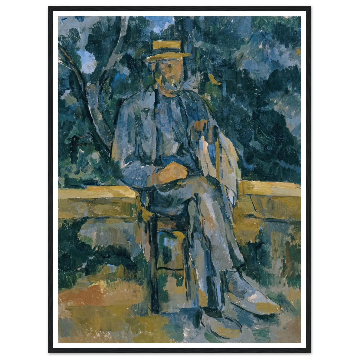 Portrait of Peasant (from 1905 until 1906) Art Print | Paul Cezanne-Quipham Collections