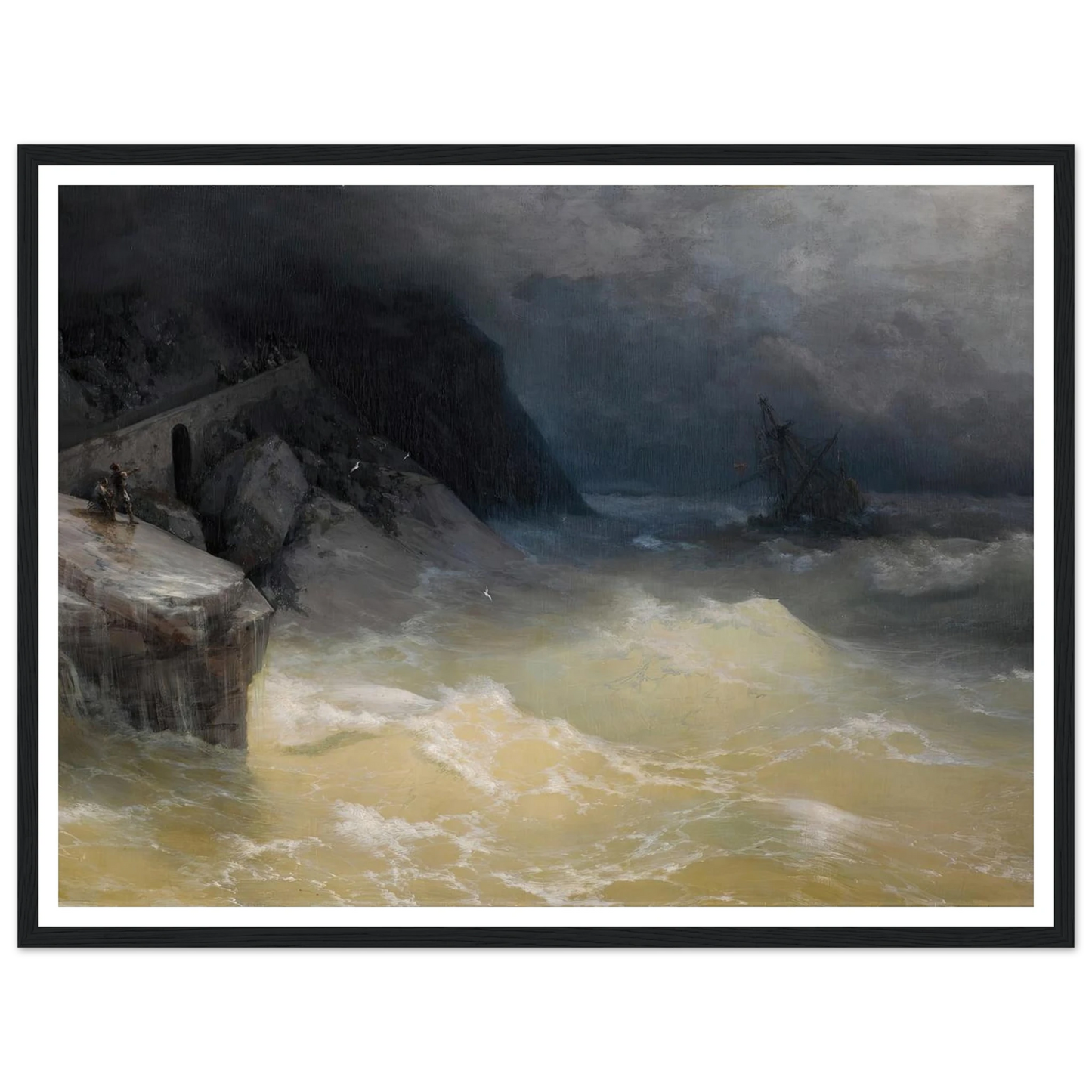 Shipwreck off the Black Sea Coast ( 1887) Art Print | Ivan Konstantinovich Aivazovsky-Quipham Collections
