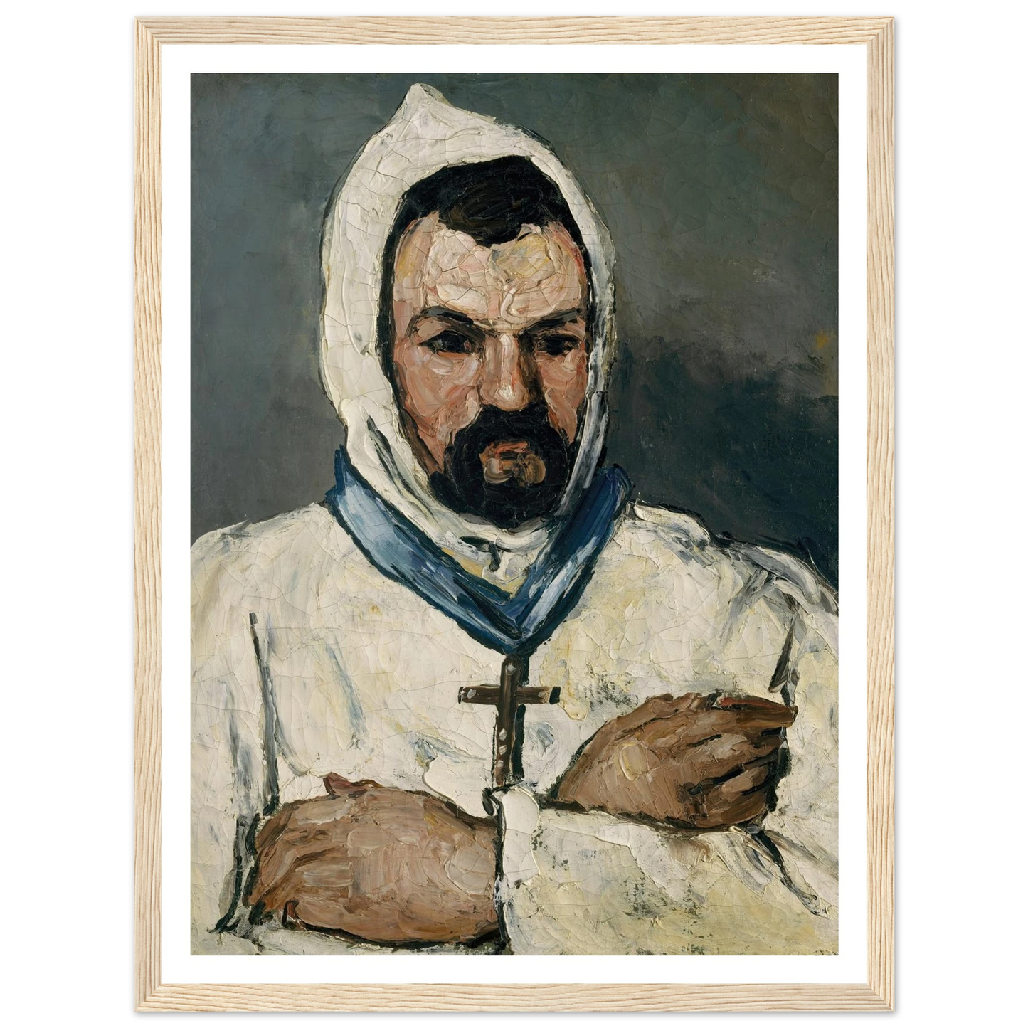 Antoine Dominique Sauveur Aubert (born 1817), the Artist’s Uncle, as a Monk (1866) Art Print | Paul Cezanne-Quipham Collections