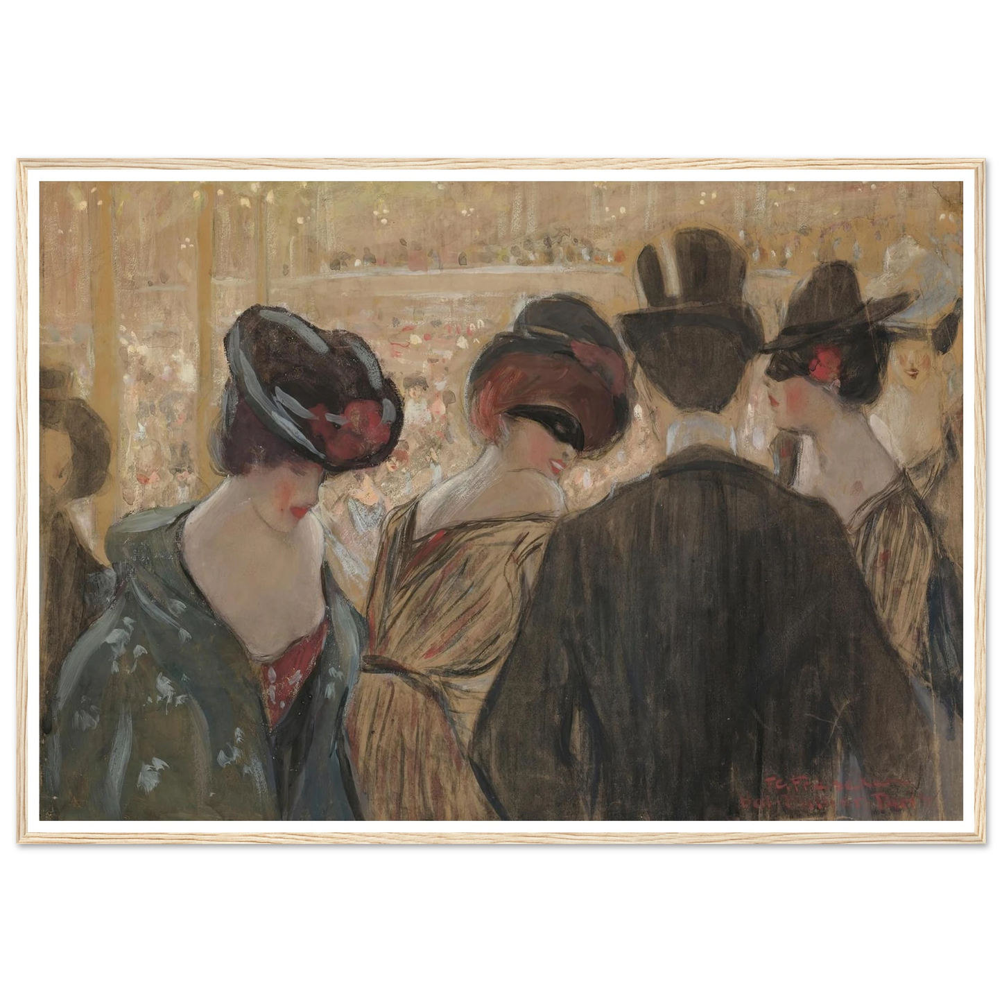 Bal-Bullier, Paris Art Print | Frederick Carl Frieseke-Quipham Collections