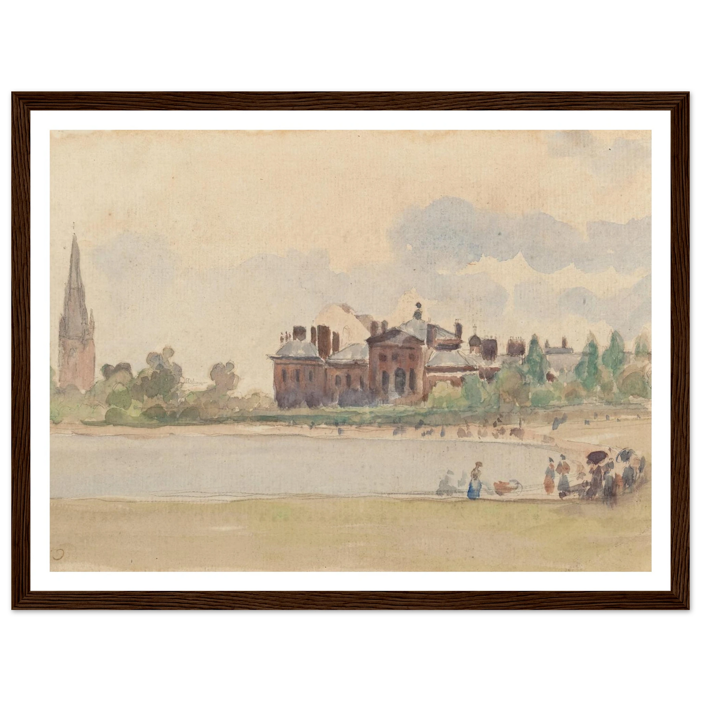 Kensington Gardens, London (1890) Art Print | Camille Pissarro-Quipham Collections