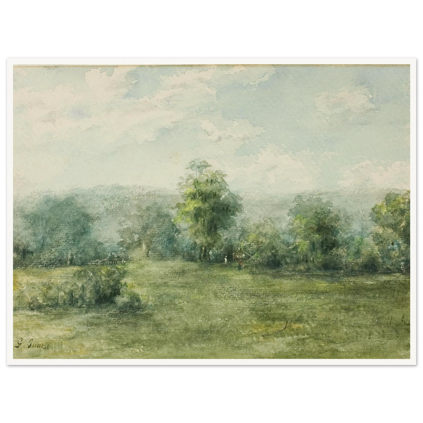 Landscape Art Print | George Inness-Quipham Collections