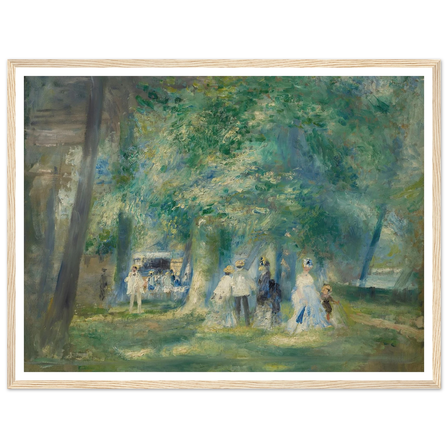La fête à Saint-Cloud (1871) Art Print | Pierre Auguste Renoir-Quipham Collections