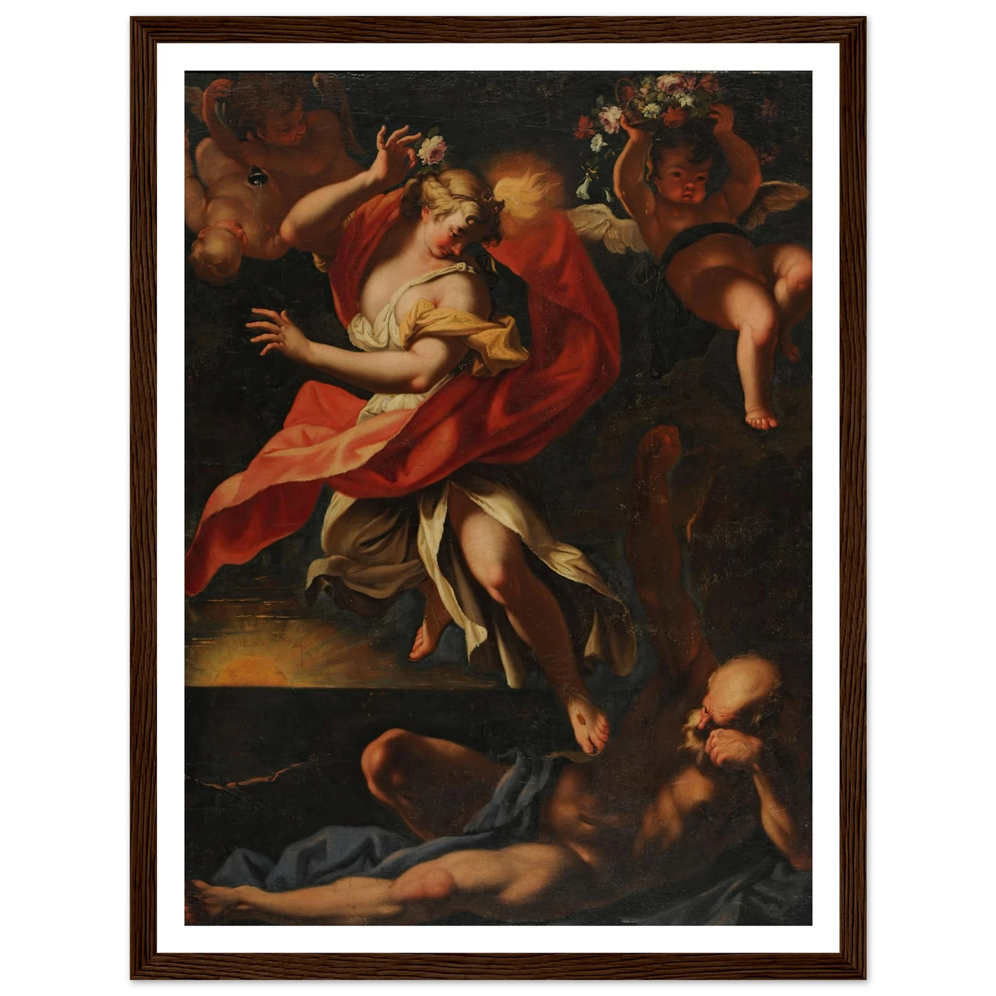 Aurora y Thyton Art Print | Sebastiano Ricci-Quipham Collections