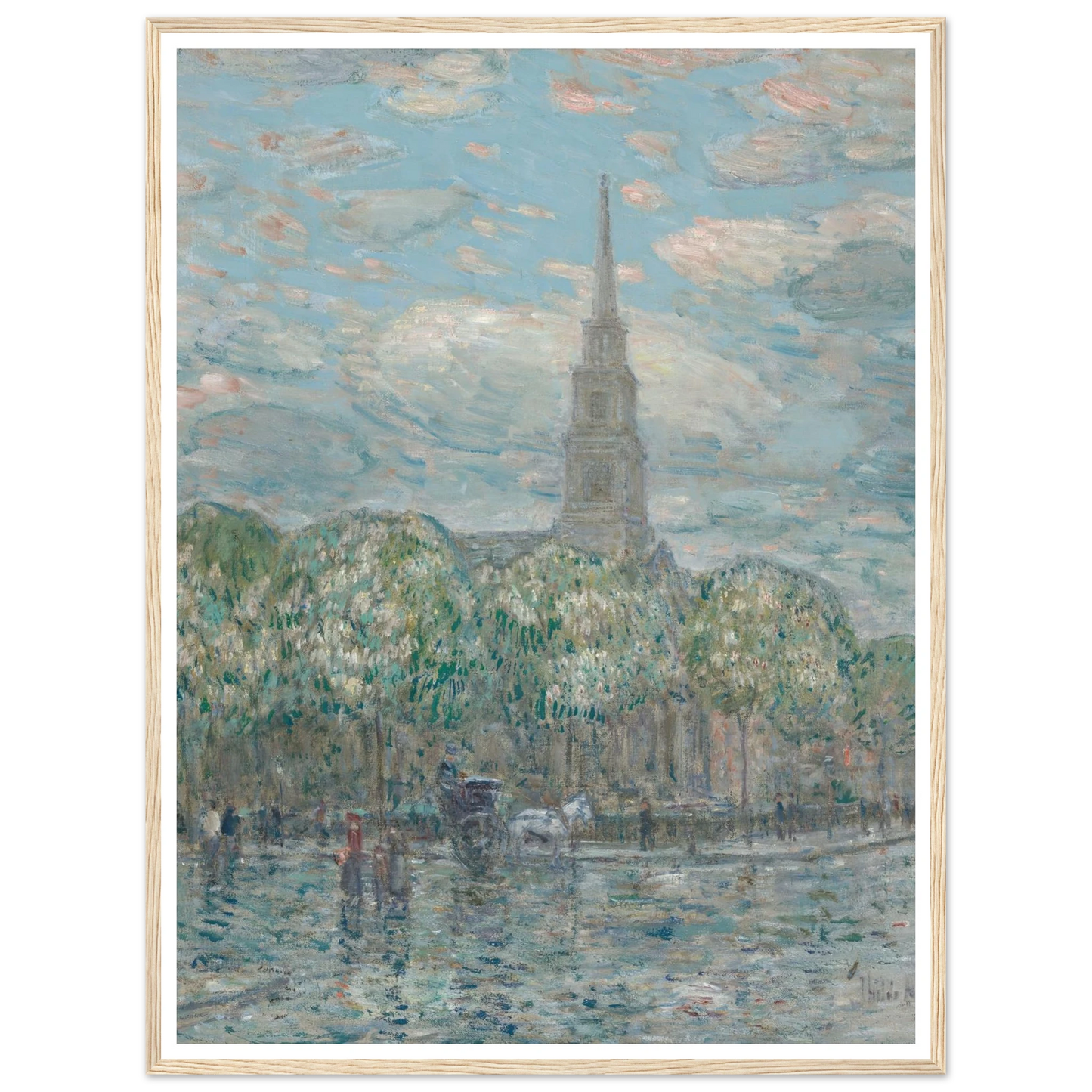 St. Mark’s in the Bowery (1910) Art Print | Childe Hassam-Quipham Collections