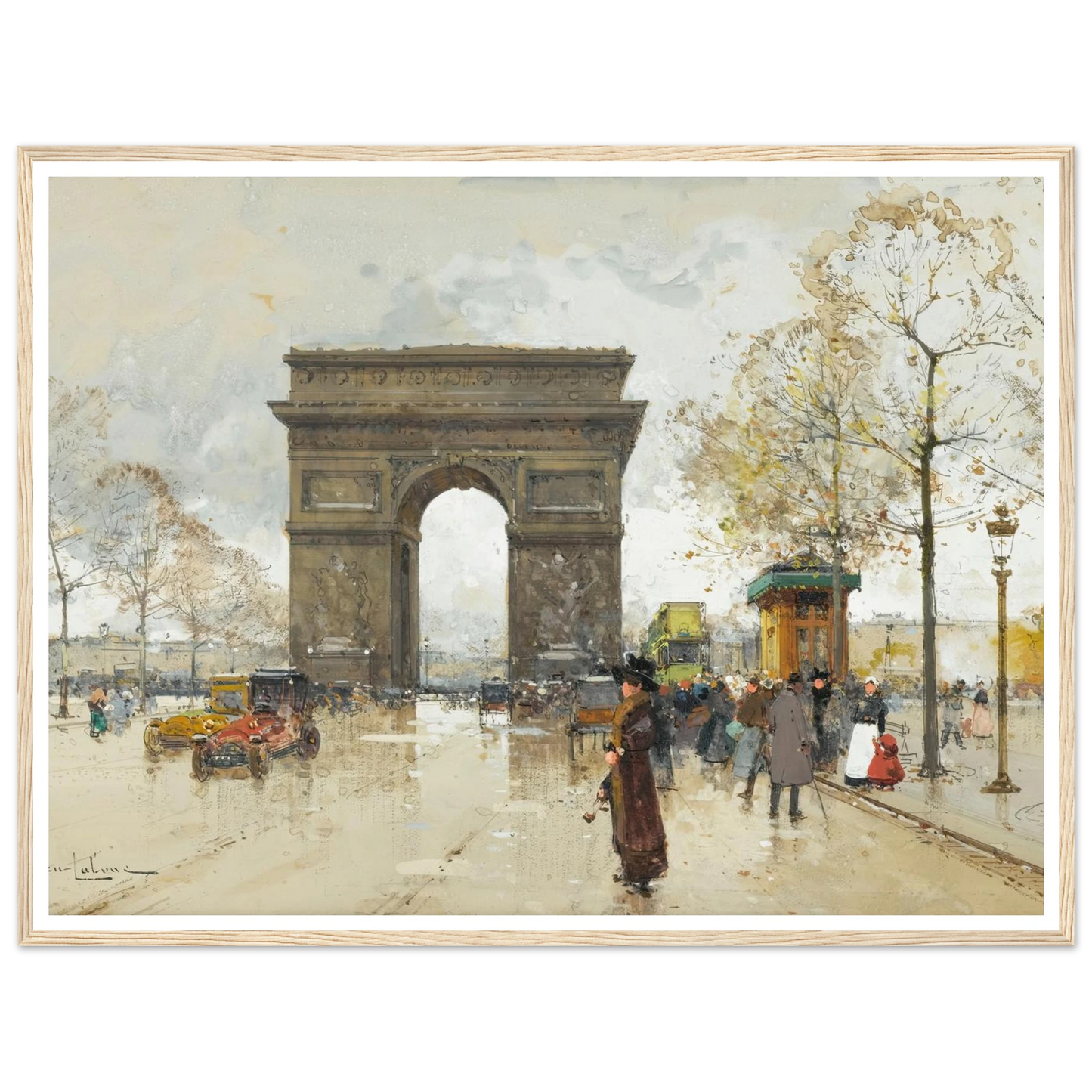 L’arc De Triomphe Art Print | Eugene Galien Laloue-Quipham Collections