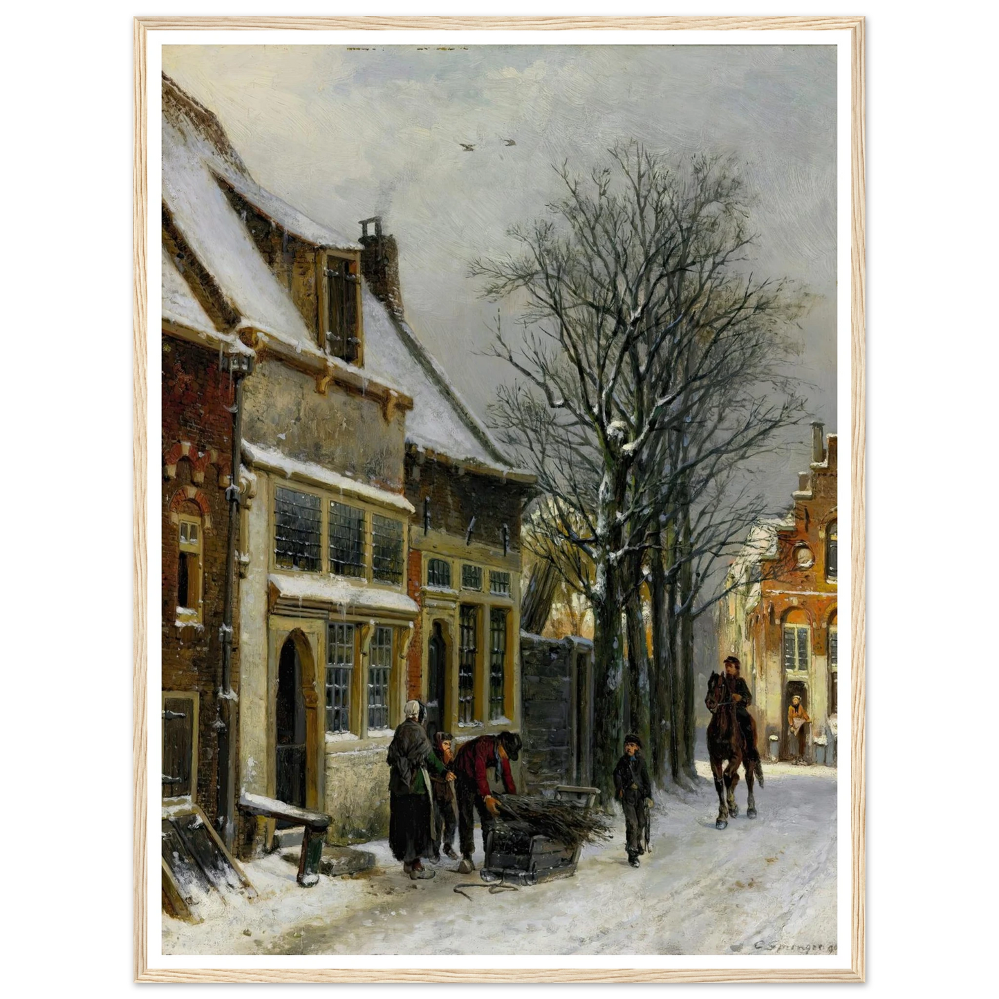 A View Of Haarlem (1890) Art Print | Cornelis Springer-Quipham Collections
