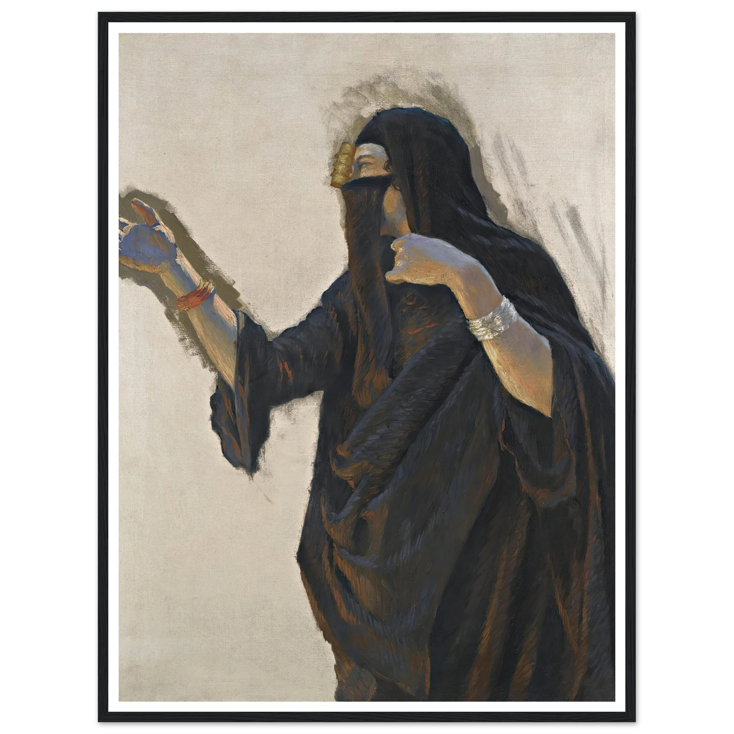 Veiled Lady Art Print | Ludwig Deutsch-Quipham Collections