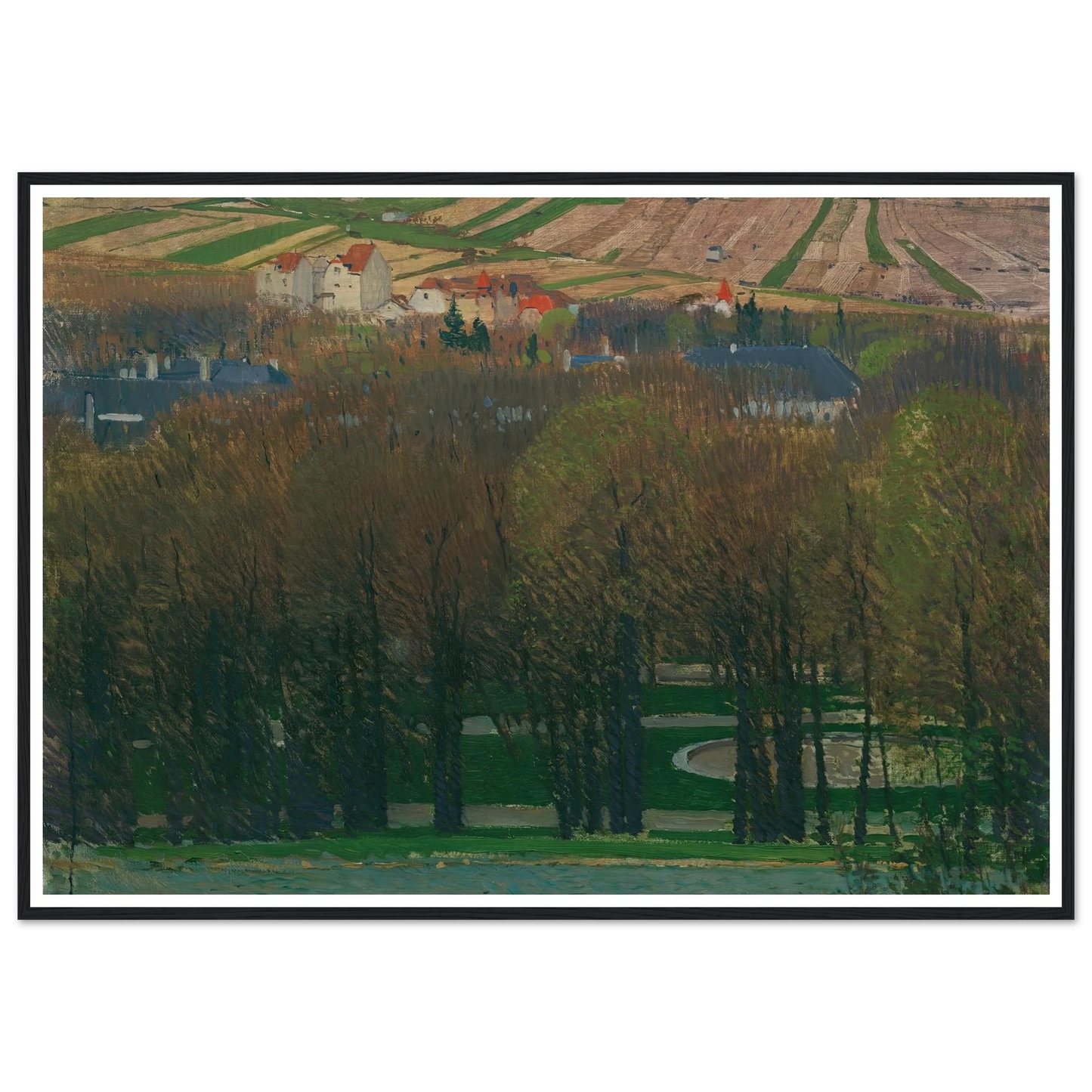 Blick von Heiligenstadt auf den Nußberg (1903) Art Print | Carl Moll-Quipham Collections