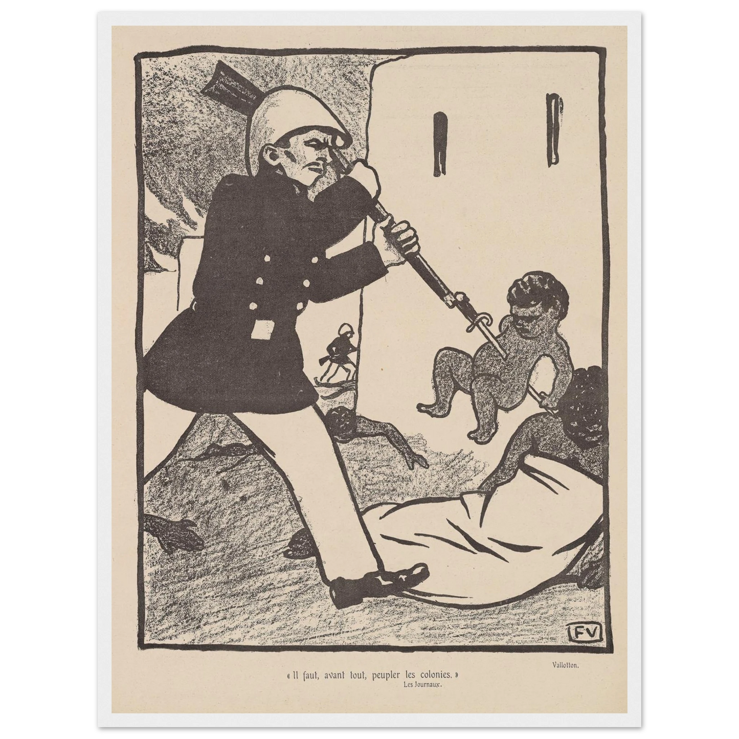 11 juillet 1903 Art Print | Felix Vallotton-Quipham Collections