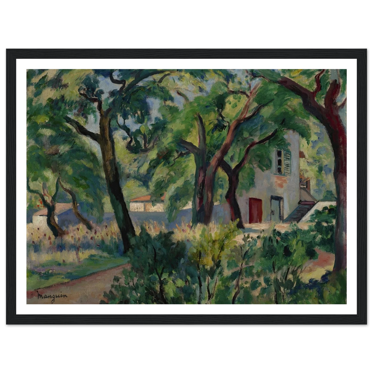 La Maison dans la forêt, Saint-Tropez (1924) Art Print | Henri Manguin-Quipham Collections