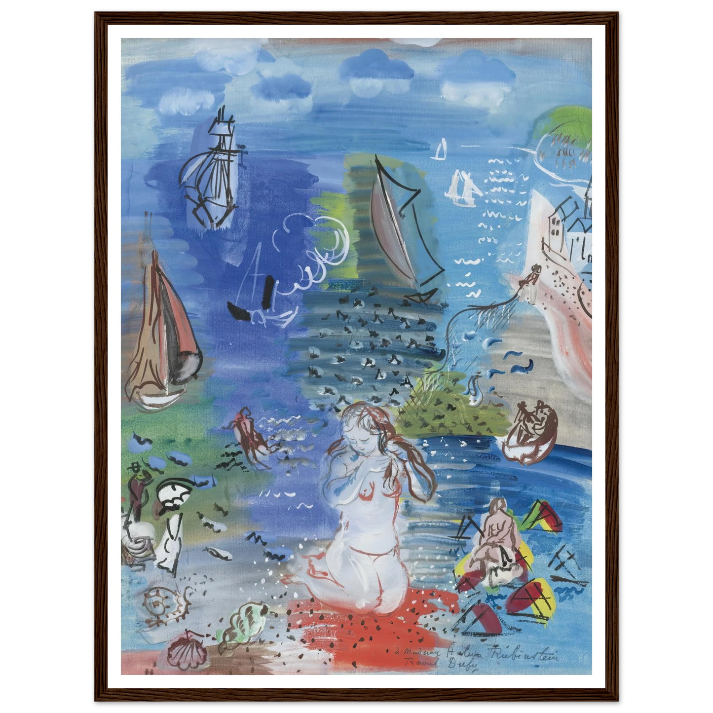 Amphitrite (1939) Art Print | Raoul Dufy-Quipham Collections