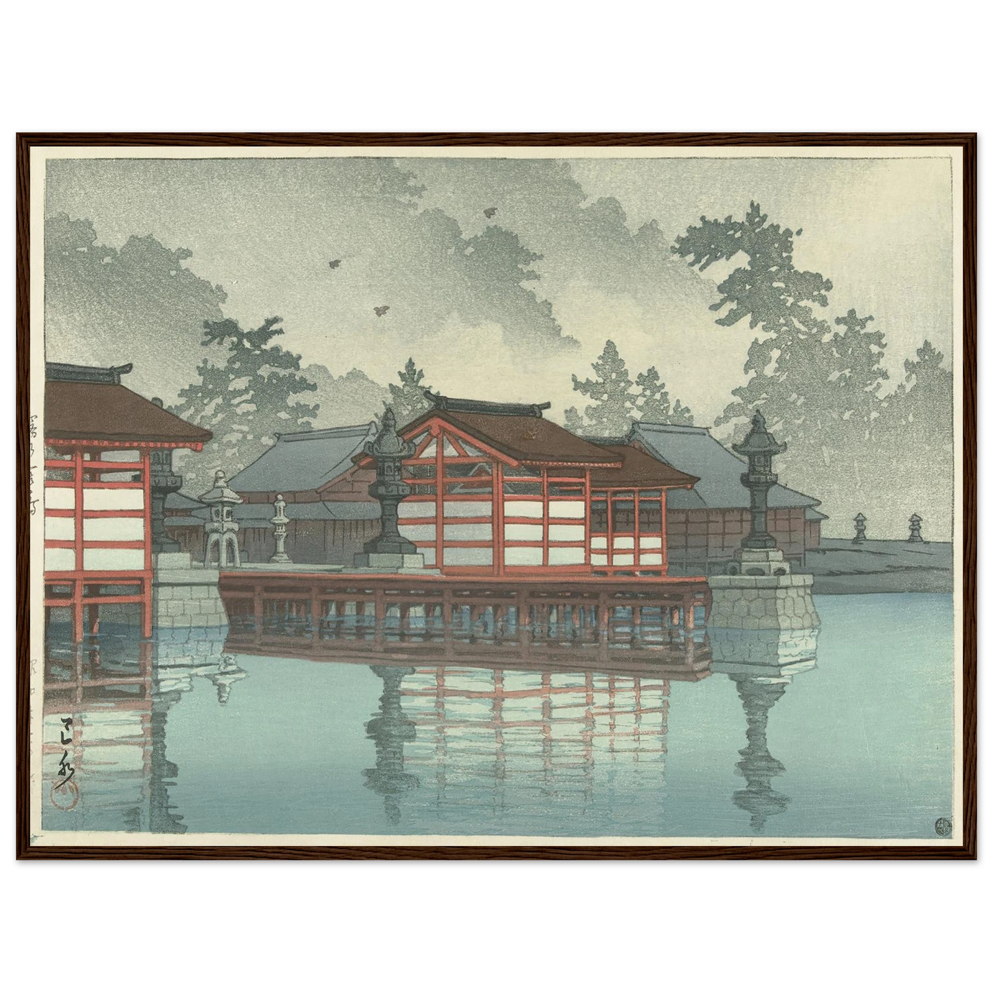 Kiri no Miyajima (Miyajima in mist) (1947) Art Print | Kawase Hasui-Quipham Collections