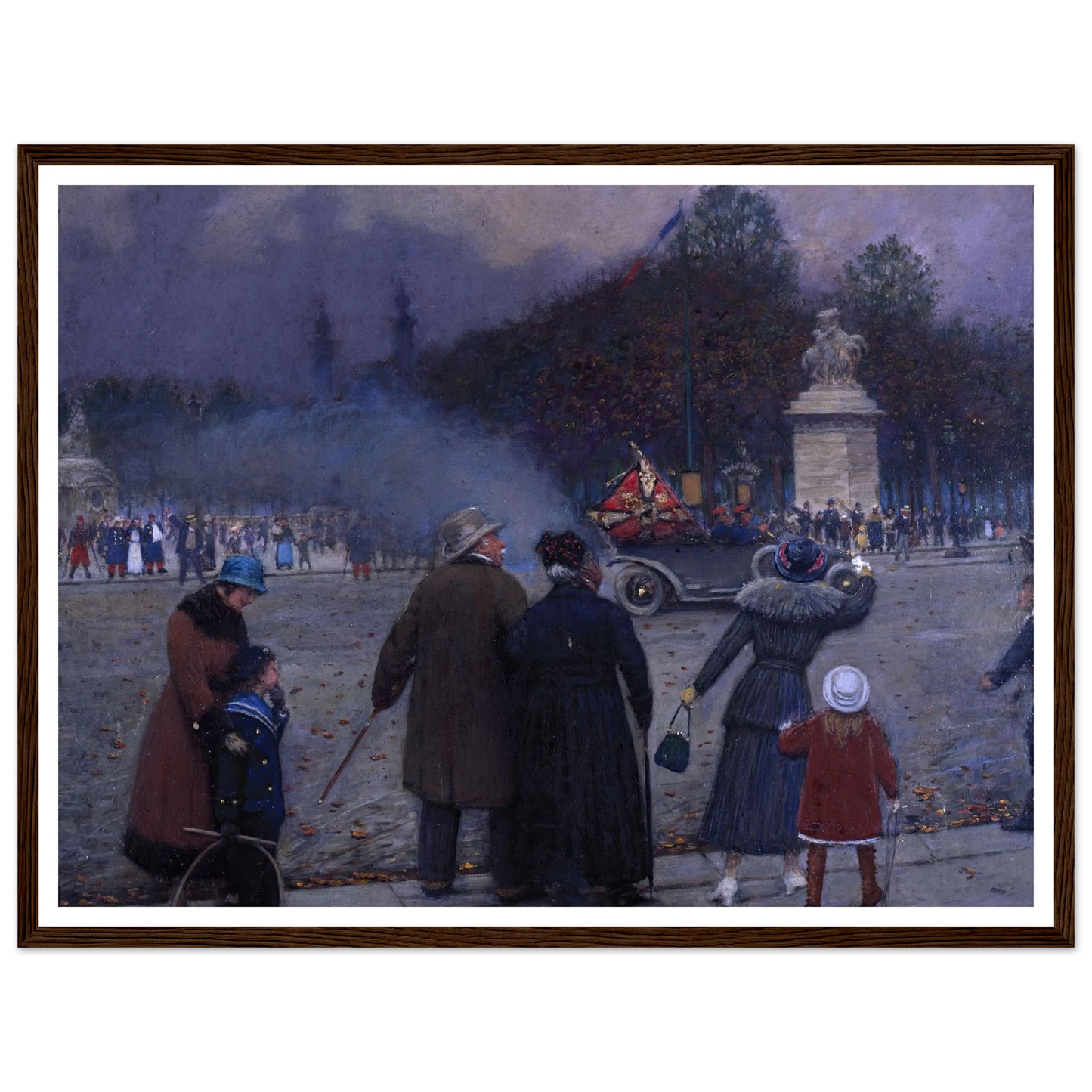 Drapeau allemand porté aux Invalides (1914) Art Print | Jean Beraud-Quipham Collections