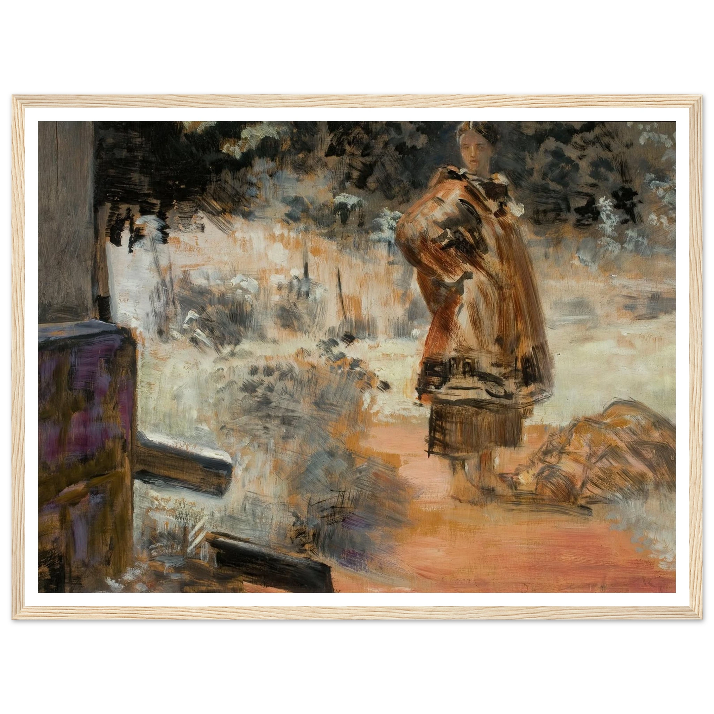 Poisoned water well, sketch (1909) Art Print | Jacek Malczewski-Quipham Collections