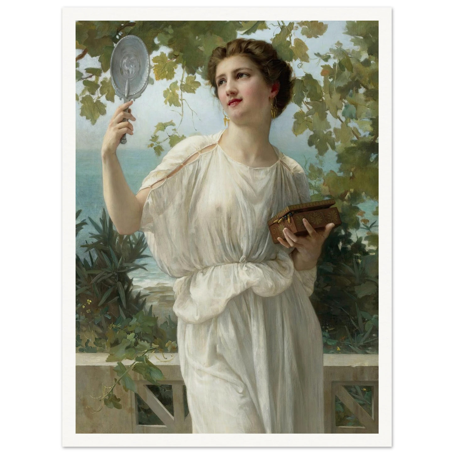 Admiring Beauty Art Print | Guillaume Seignac-Quipham Collections
