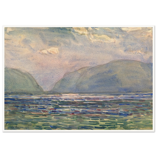 Noon above Newburgh (1916) Art Print | Childe Hassam-Quipham Collections